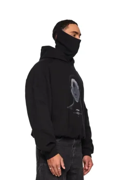 OLAKALA Alien Intel Mask Hoodie Gray Flash Sale