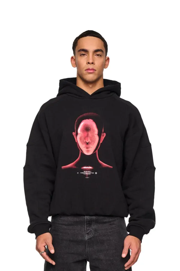 OLAKALA Alien Intel Mask Hoodie Red Online