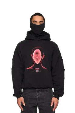 OLAKALA Alien Intel Mask Hoodie Red Online