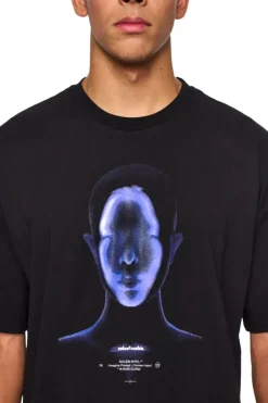 OLAKALA Alien Intel T-Shirt Blue Fashion