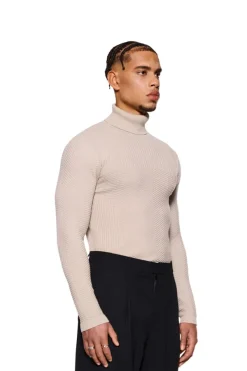 OLAKALA Anatomy Turtleneck Beige Cheap