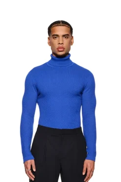 OLAKALA Anatomy Turtleneck Blue Shop