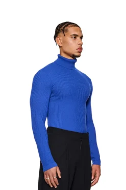 OLAKALA Anatomy Turtleneck Blue Shop