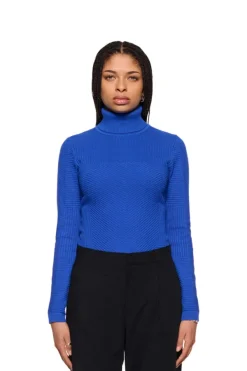 OLAKALA Anatomy Turtleneck Blue Shop