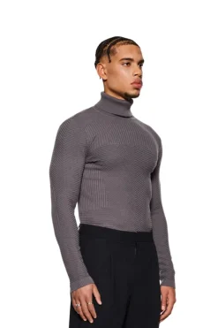 OLAKALA Anatomy Turtleneck Gray Hot
