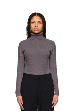 OLAKALA Anatomy Turtleneck Gray Hot