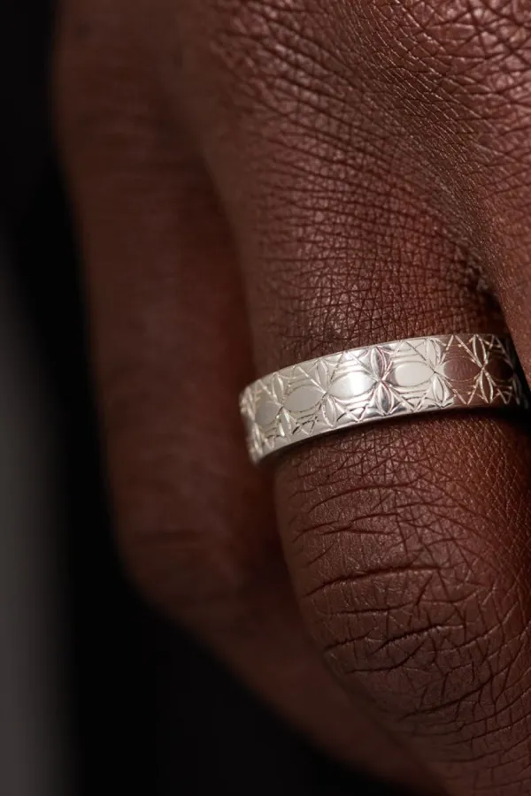 OLAKALA Archive Monogram Ring Discount