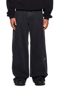 OLAKALA Cc Black Denim Pants Baggy Shop