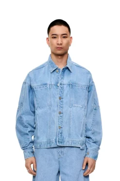 OLAKALA Cc Blue Denim Jacket Flash Sale