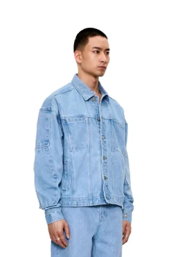 OLAKALA Cc Blue Denim Jacket Flash Sale