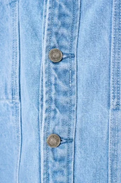 OLAKALA Cc Blue Denim Jacket Flash Sale