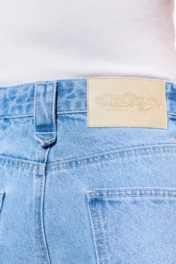 OLAKALA Cc Blue Loose Fit Denim Pants Outlet