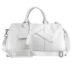OLAKALA Cc Debossed Weekender Bag White New