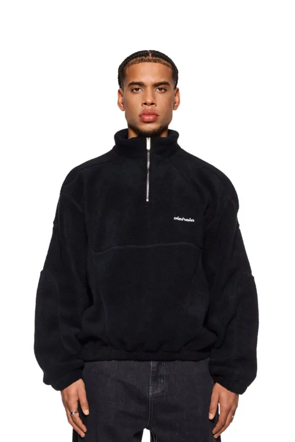 OLAKALA Cc Fleece Halfzip Black Store
