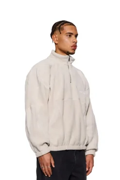 OLAKALA Cc Fleece Halfzippussywillow Gray Hot