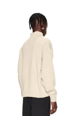 OLAKALA Cc Knit Halfzip Beige Outlet