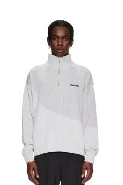 OLAKALA Cc Knit Halfzip Gray Sale