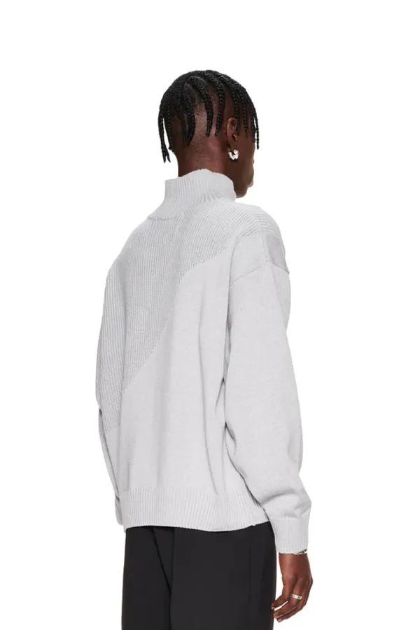 OLAKALA Cc Knit Halfzip Gray Sale