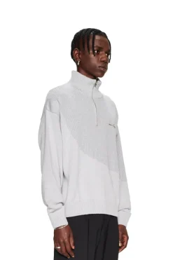 OLAKALA Cc Knit Halfzip Gray Sale