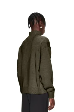 OLAKALA Cc Knit Halfzip Khaki Best Sale