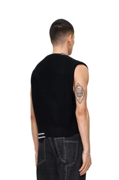 OLAKALA Cc Knit Vest Black Store