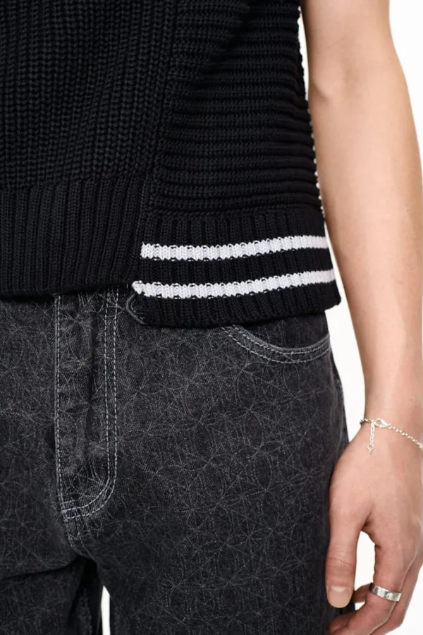 OLAKALA Cc Knit Vest Black Store