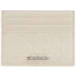 OLAKALA Cc Leather Monogramm Cardholder Beige Best Sale