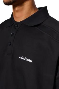 OLAKALA Cc Polo Longsleeve Black Outlet