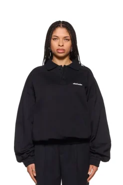 OLAKALA Cc Polo Longsleeve Black Outlet