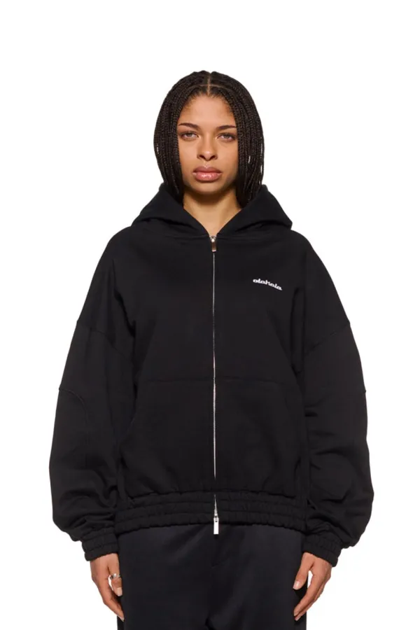 OLAKALA Cc Zip Hoodie Black Cheap
