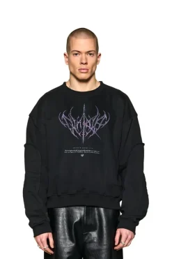 OLAKALA Defect Id Sweater Black Store