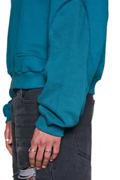 OLAKALA Defect Id Sweater Petrol Cheap