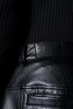 OLAKALA Discreet Leather Pants New