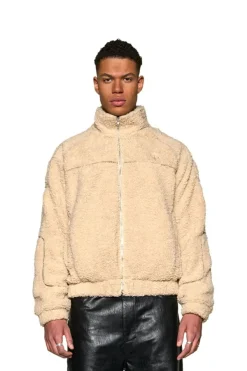 OLAKALA Distorted Teddy Jacket Hot