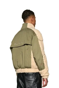 OLAKALA Distorted Teddy Jacket Hot