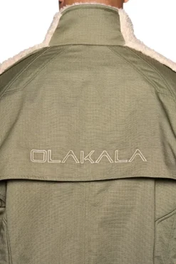 OLAKALA Distorted Teddy Jacket Hot
