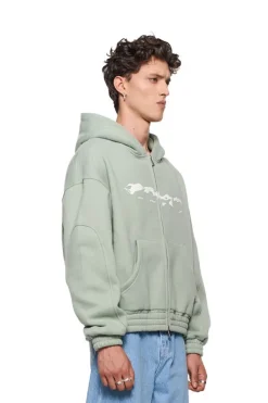 OLAKALA Elysium Zip Hoodie Mint Discount