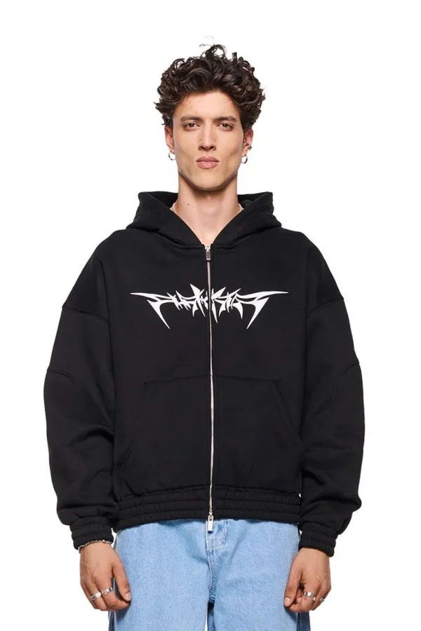 OLAKALA Isolation Zip Hoodie Black Best Sale