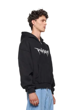 OLAKALA Isolation Zip Hoodie Black Best Sale