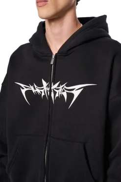 OLAKALA Isolation Zip Hoodie Black Best Sale