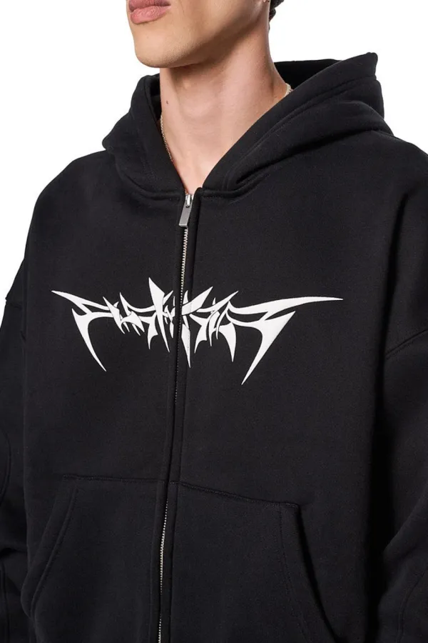 OLAKALA Isolation Zip Hoodie Black Best Sale