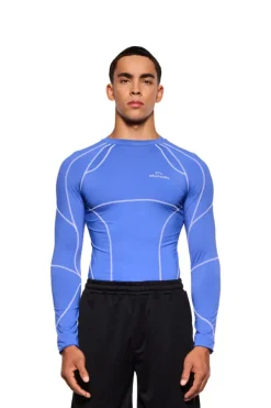OLAKALA Sports Anatomy Tech Top Blue Flash Sale