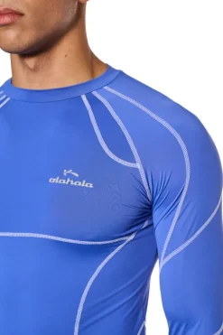 OLAKALA Sports Anatomy Tech Top Blue Flash Sale