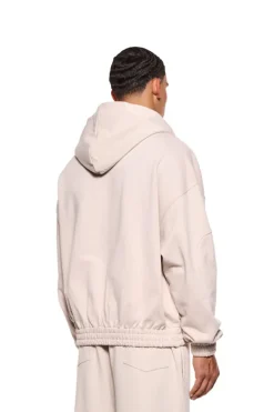OLAKALA Sports Zip Hoodie Beige Discount