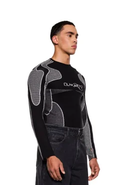 OLAKALA Synergy Anatomy Knit Tech-Top Black Hot