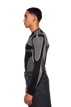 OLAKALA Synergy Anatomy Knit Tech-Top Black Hot