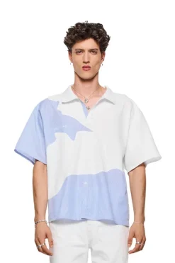 OLAKALA Synergy Glitched Polo Shirt Flash Sale