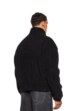 OLAKALA Teddy Jacket Black Fashion