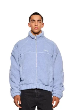 OLAKALA Teddy Jacket Blue Cheap