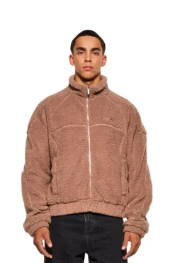 OLAKALA Teddy Jacket Brown Best